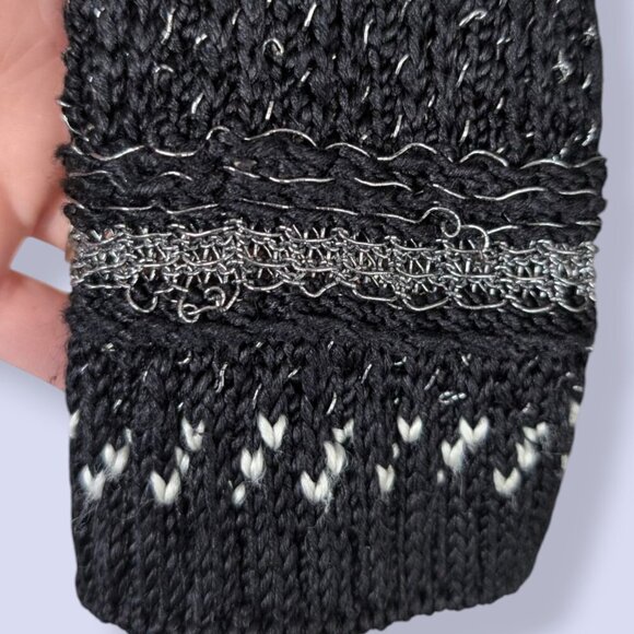 Oscar de la Renta Metallic Striped Button Cardigan - Picture 8 of 9